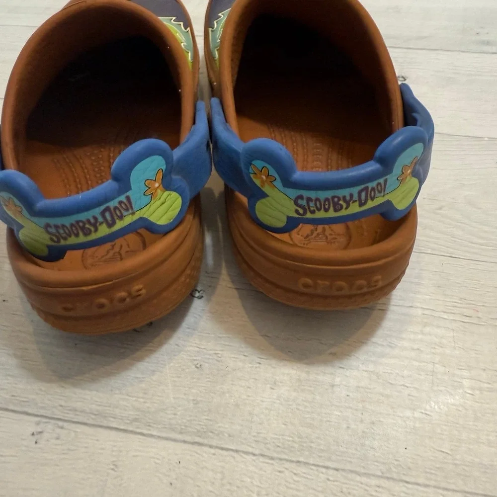 Crocs kids slip on sandals‎ shoes clogs Scooby Doo kids 12/13